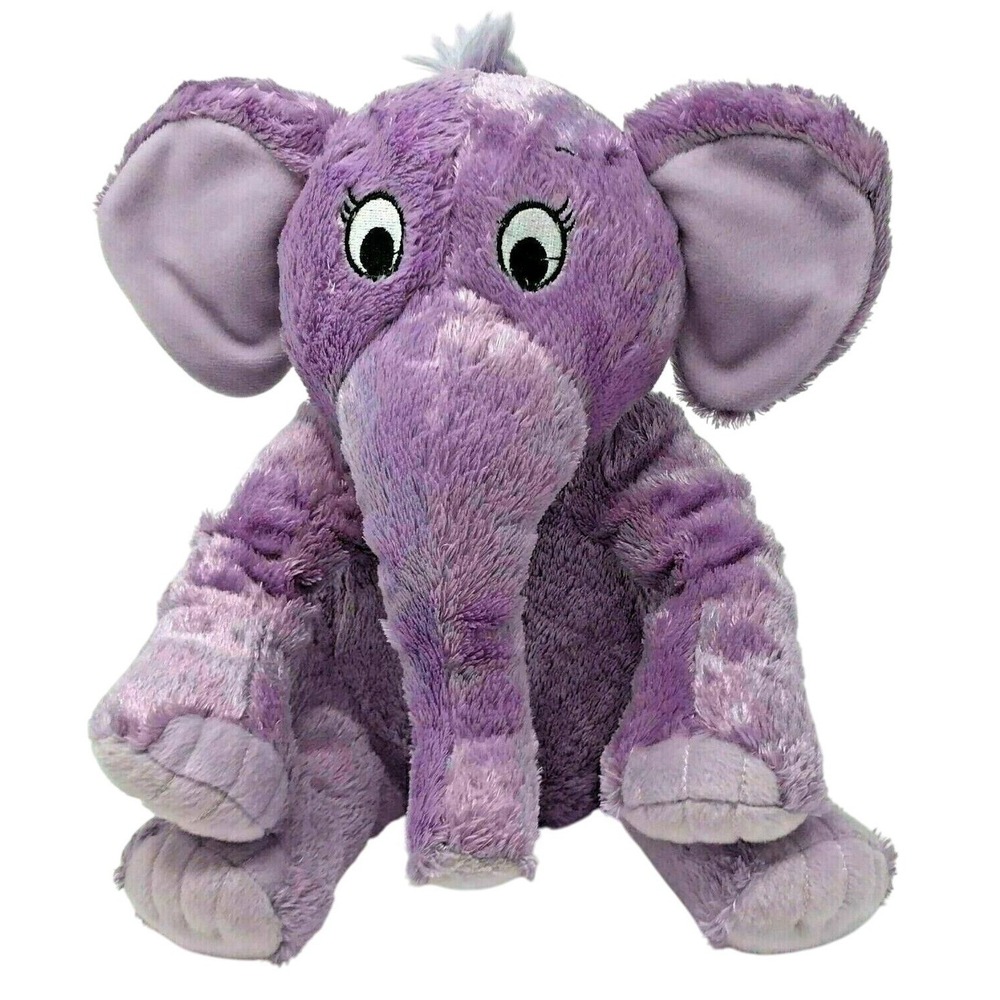KOHL'S Cares for Kids PURPLE ELEPHANT Stuffed DR SEUSS The NOSE BOOK Plush